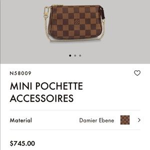 louis vuitton mini pochette accessories